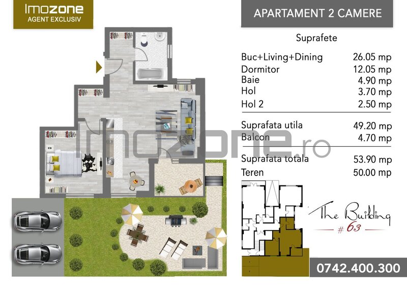 Militari, Pacii, Metrou, apartament 2 camere, curte, 2 loc parcare.